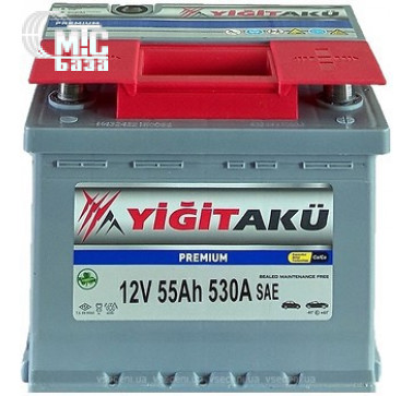 Аккумулятор YIGIT AKU 6СТ-55Ah R 530A Premium 207x175x175 Турция